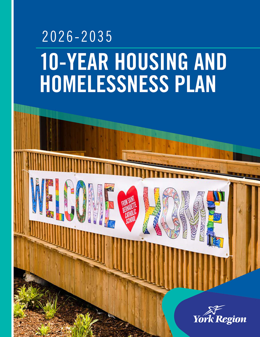 cover of the 10-year housing and homeslessness plan document