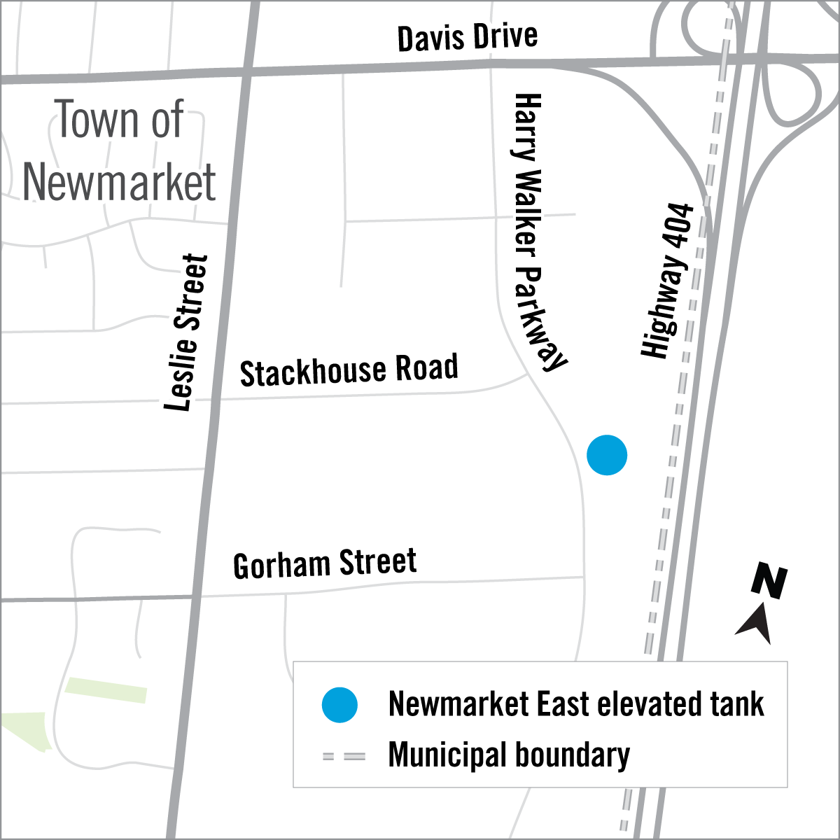 map of work area