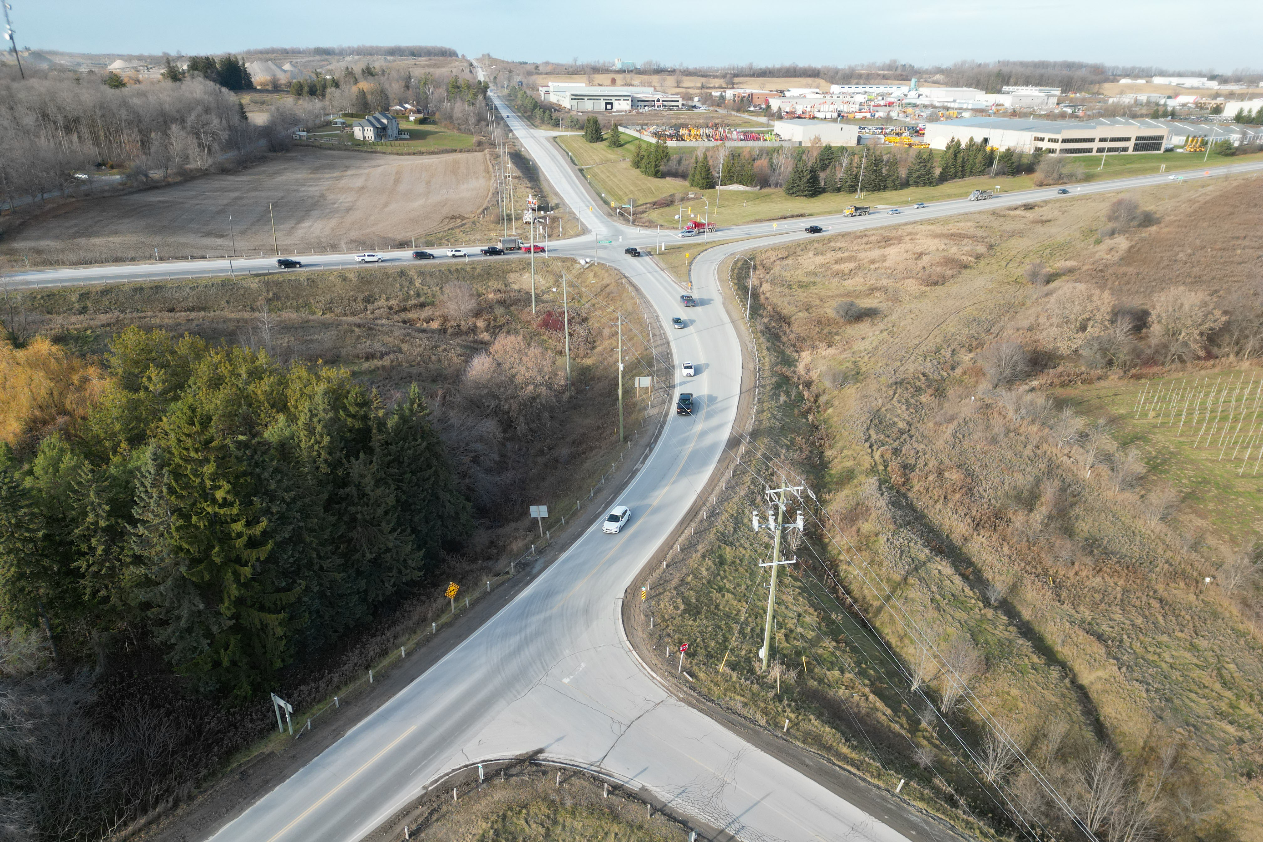 Before photo of Bloomington and York Durham Line