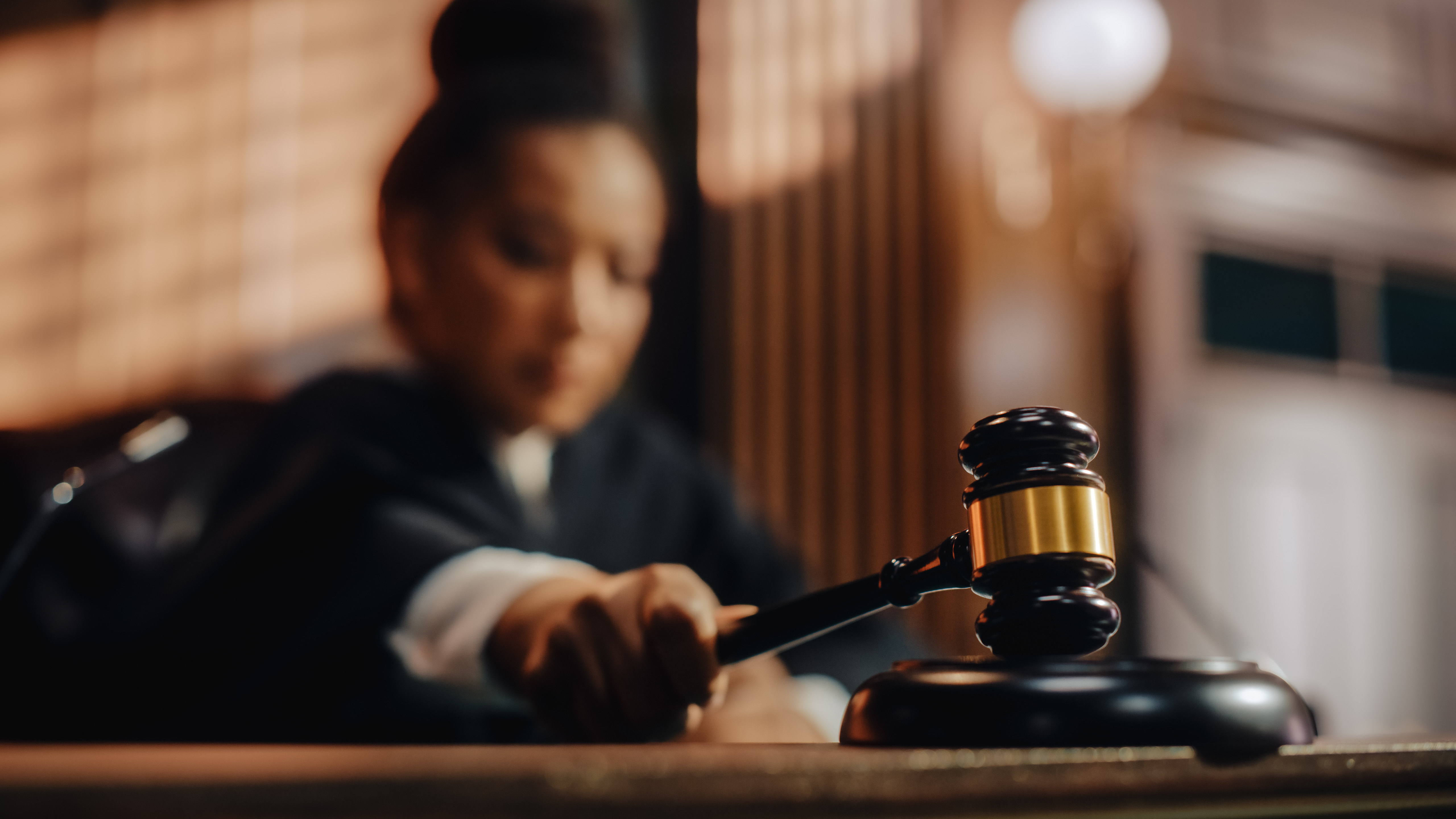 Court Judge with gavel