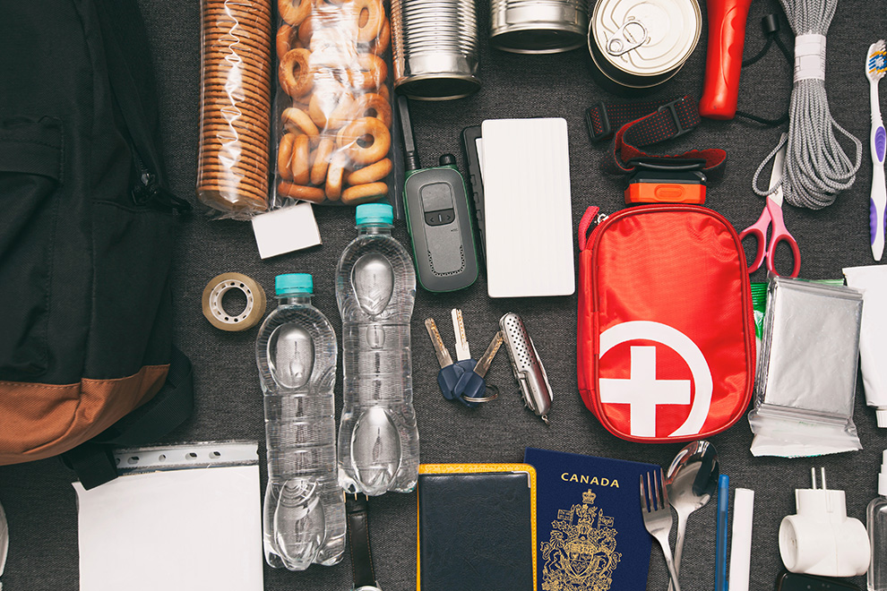 contents of emergency kit