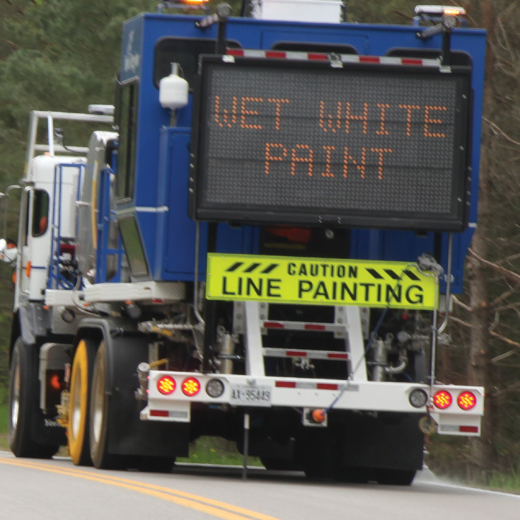 Line Painting Truck