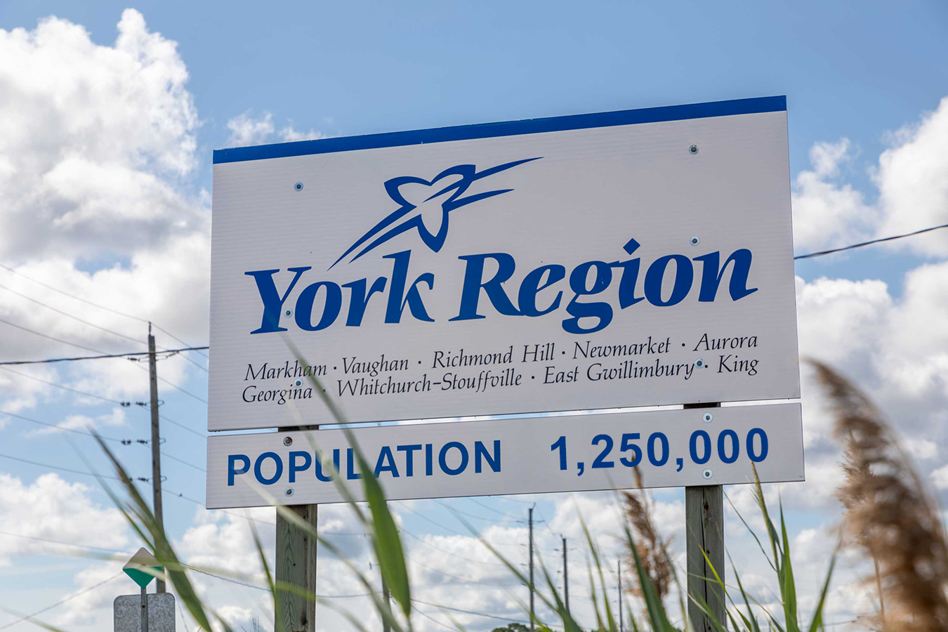 York Region Population Sign