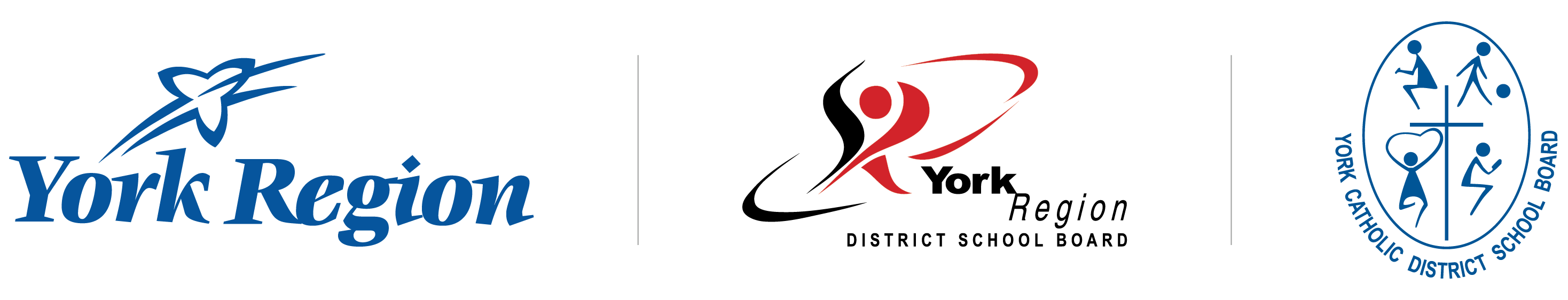 York Region, York Region District School Board and York Catholic District School Board Logos